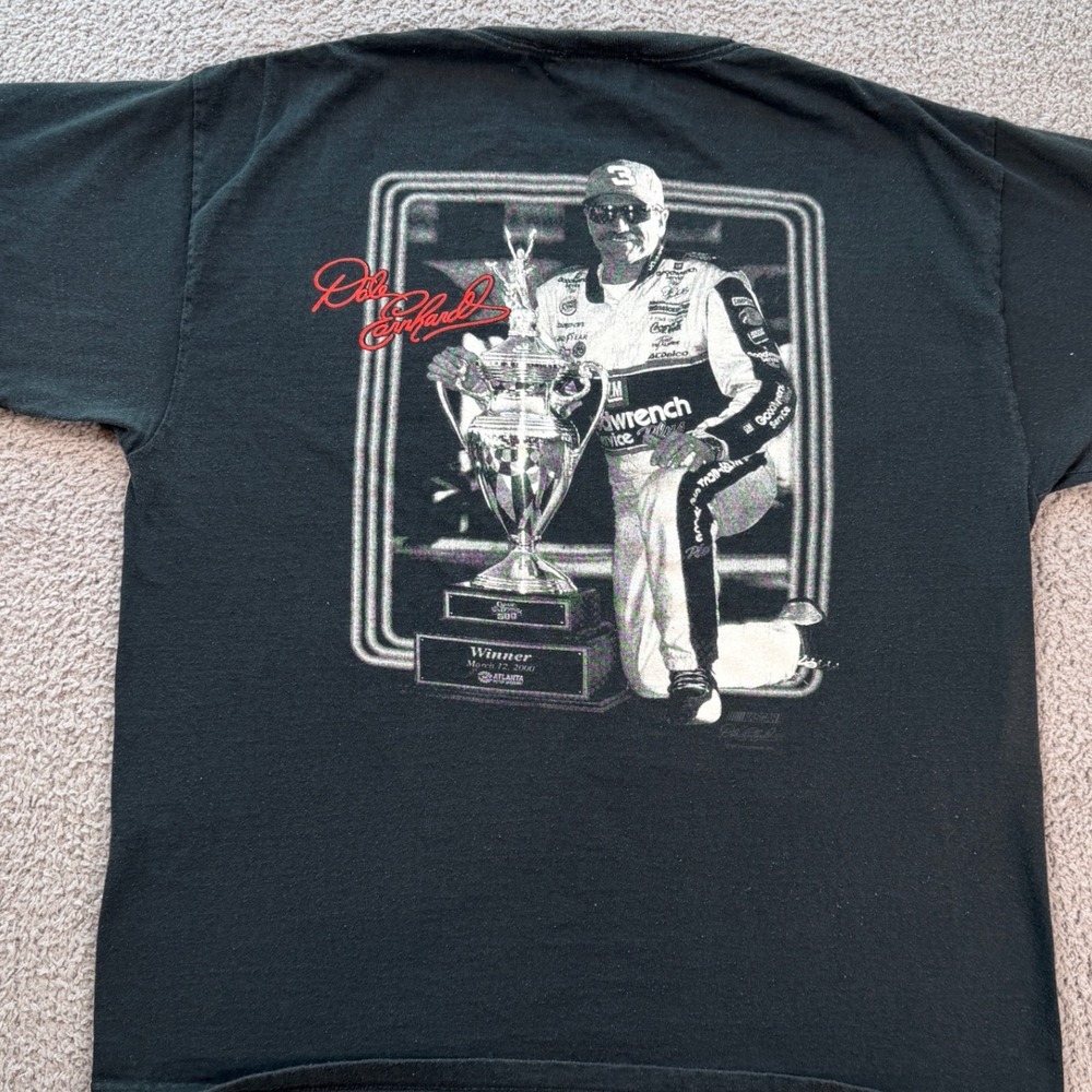 Vintage Dale Earnhardt #3 Goodwrench Nascar T Shirt Chase Authentics Black‎ L